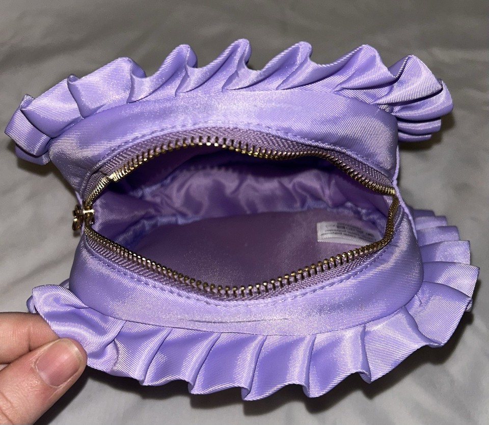 Simply Southern Ruffle Accessory Bag Mini Purple | eBay