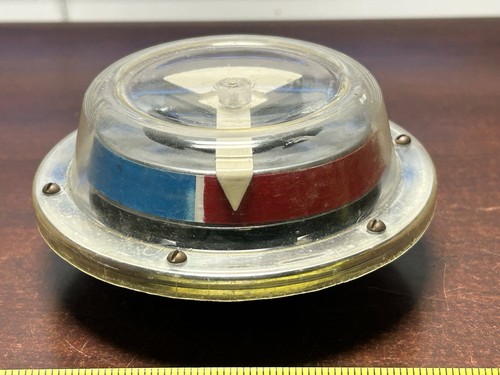 Vintage Marine Rudder Steering Angle Indicator Gauge