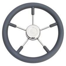 Volante Grigio per barca e gommone POL T9G/35 Savoretti Ø 350 mm