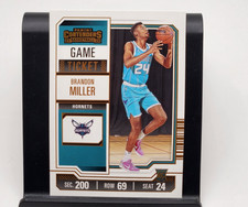 2023-24 Panini Contenders  Brandon Miller #24 Game Ticket Bronze