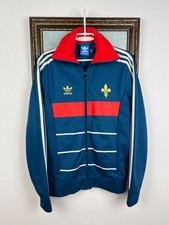 Vintage Adidas Originals France Blue Football Jacket Soccer Track Worl Cup Sz S