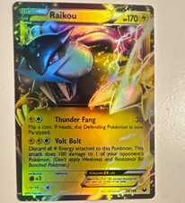 The Pokémon Company Raikou EX 38/108 Dark Explorers Ultra Rare Holo 170 HP on eBay