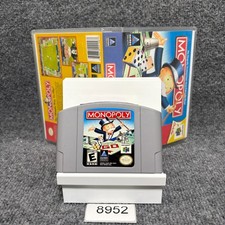 Monopoly Nintendo 64 Cartridge & Case Tested Works