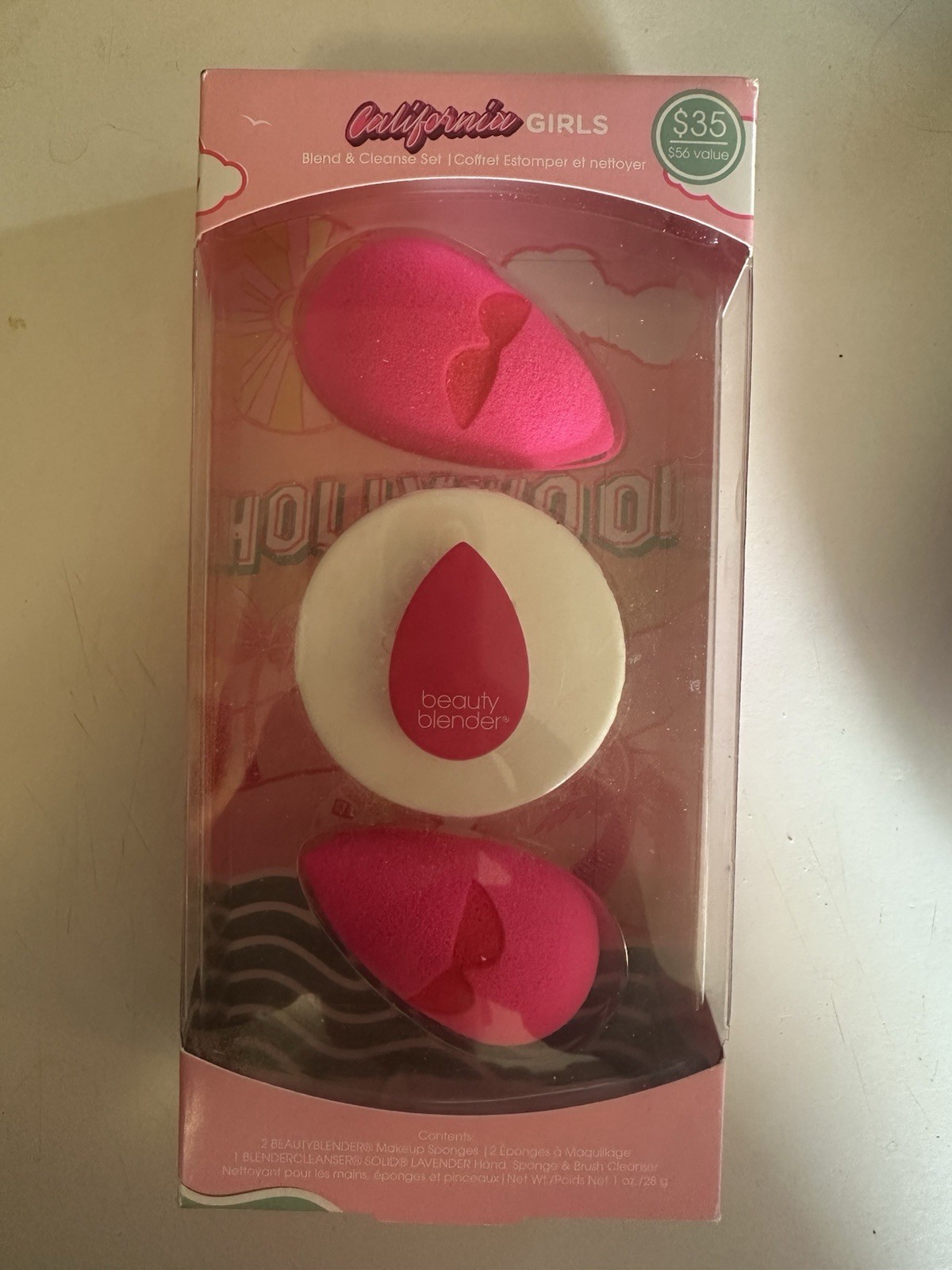 Beauty Blender California Girls Blend & Cleanse Set New In Box $56 Value!