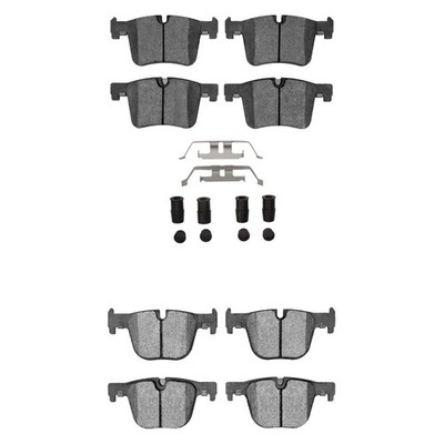For BMW 428i 16 R1 Concepts Optimum OEp Front & Rear Brake Pad Set