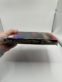Nintendo NES CLEANING KIT CIB Box torn See Photos
