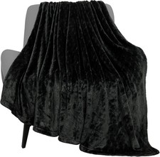 Fleece Blanket Fuzzy Plush Throw Blanket 50" x 60", Super Soft Fluffy
