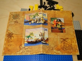 Lego 6267 Pirates I Lagoon Lock-Up Instructions Parts Pieces Only