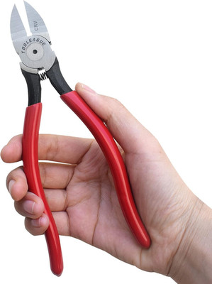 TOOLEAGUE Wire Flush Cutters, 7-Inch Side Cutter Clippers,C-Rv Ultra Sharp Flush