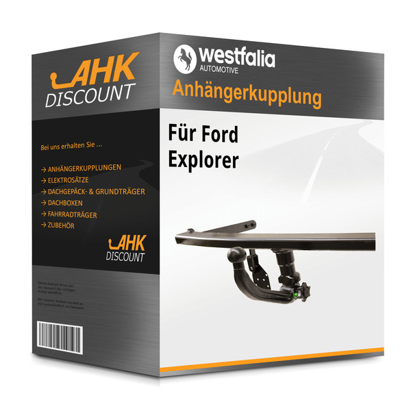 für Ford Explorer 06.2024-Jetzt Westfalia AnhäNgerkupplung Abnehmbar NEU-image
