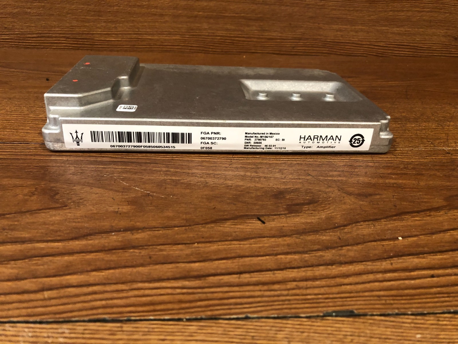 2014-2019 MASERATI QUATTROPORTE AMP AUDIO RADIO AMPLIFIER HARMAN KARDON OEM