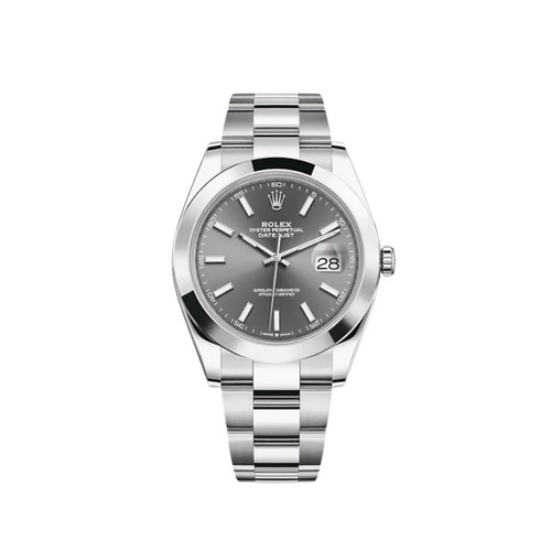 Rolex Datejust 41 126300 Stainless Steel Slate Dial Oyster (2019)