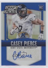 2015 Panini Prizm Collegiate Draft Picks Blue 17/75 Casey Pierce #196 Auto 2w3