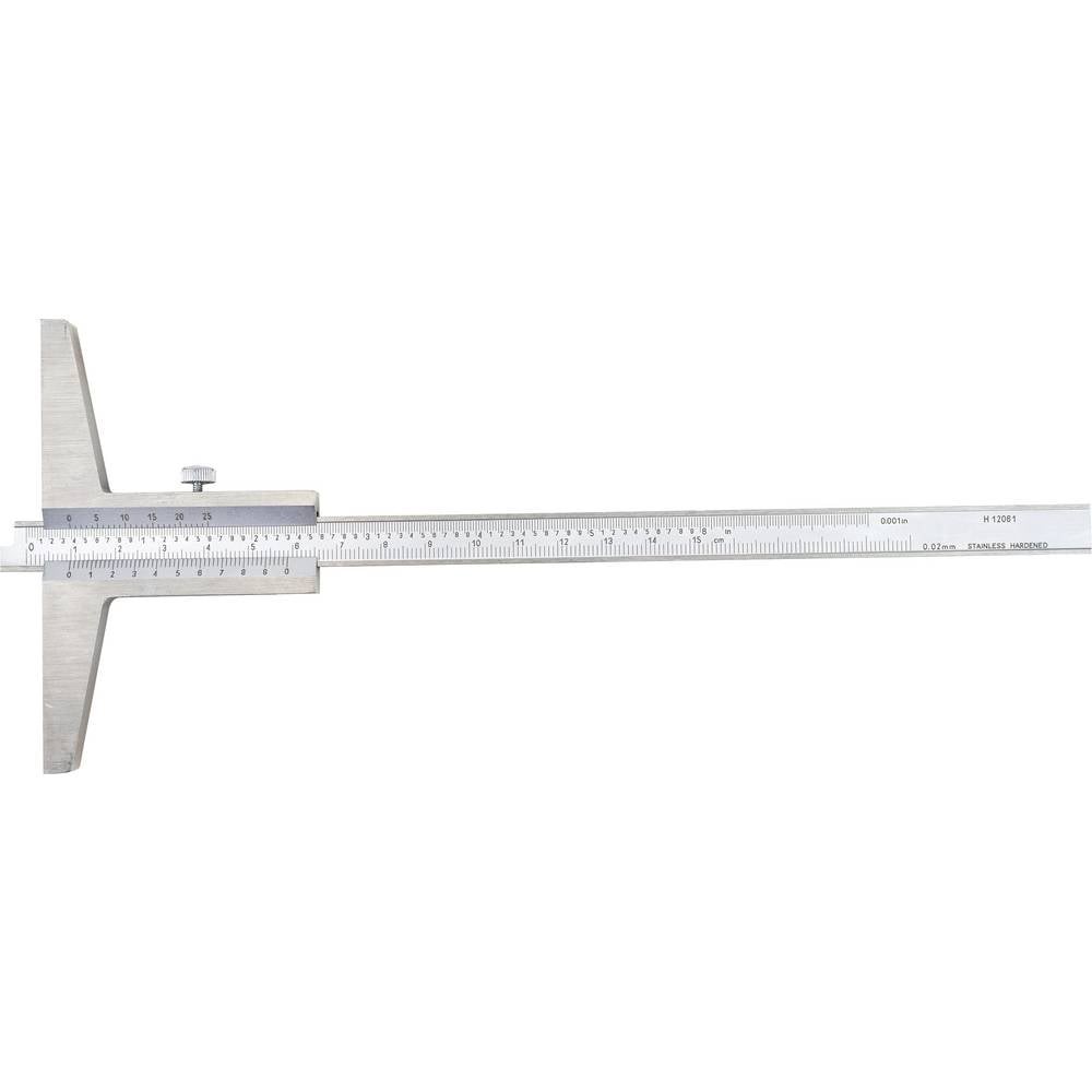 Jauge de profondeur Dasqua en acier rectifié 150 mm de haute stabilité structurelle