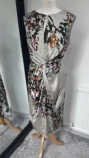 Women Laura Ashley Dress Multicolor 42 / XL / 50 #A3ZN