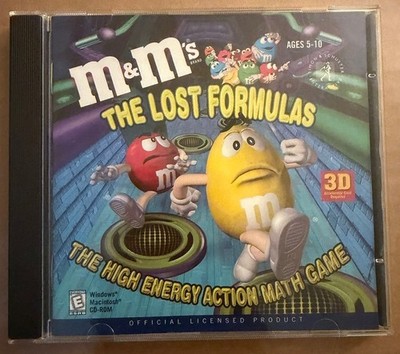 M&M's The Lost Formulas 3D Early Learning Mathematics Mars CD-ROM (2000) Win/Mac