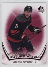 2021-22 SP Authentic Future Watch Limited Red Jack Drury #194 1f5