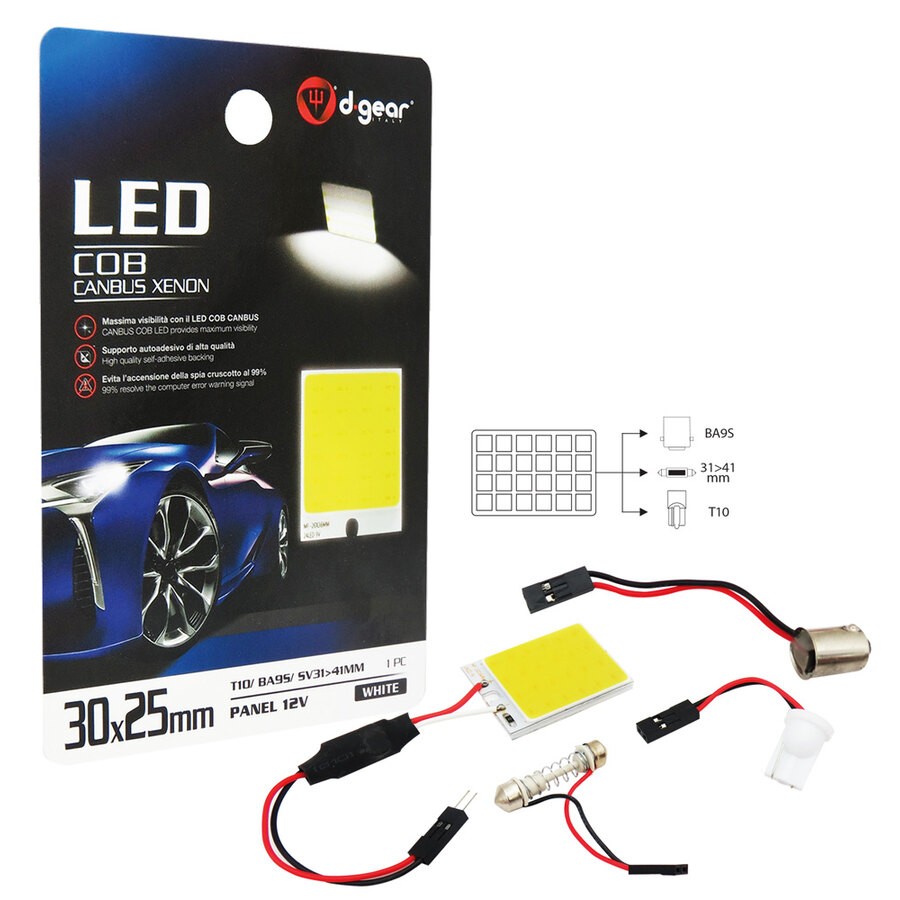 D-GEAR Lamp. PCB Read Light Canb COB1LED 12V Bi - 1