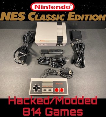 AUTHENTIC Nintendo NES Classic Edition Mini *Mod*Hack* 814 GAMES Same Day Ship!!