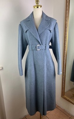 Sportmax Max Mara Virgin Wool Cashmere Coat 38DE