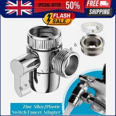 2in1 Messing Bidet Duschkopf Umschaltventil Wasserhahn Auslauf Wasserhähne T-Adapter
