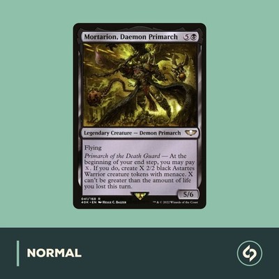 MTG | Mortarion, Daemon Primarch | WARHAMMER 40K | NM | EN | MAGIC 
