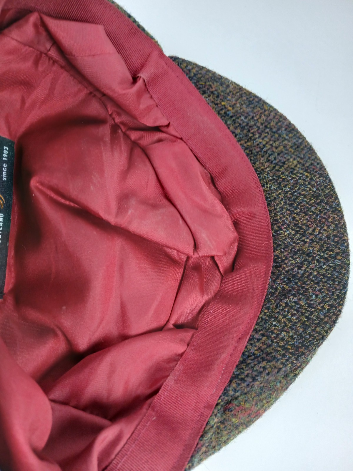 Glen Appin Patchwork Wool Flat Cap Made in Great … - image 9