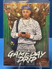 Topps 2025 Series 1 Game Day Drip Mookie Betts Dodgers GD-1 Green /99