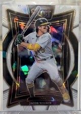 2025 Panini Select - Jacob Wilson #56 Concourse White 20/25