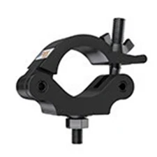 Truss Half Coupler with Half Conical Connector Black, 2"/48-51 mm diameter