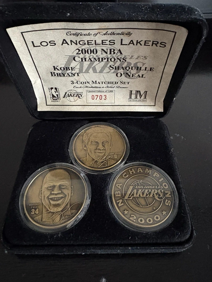 Médaille Commémorative Kobe Bryant Lakers – Édition Limitée 2020 – Signée