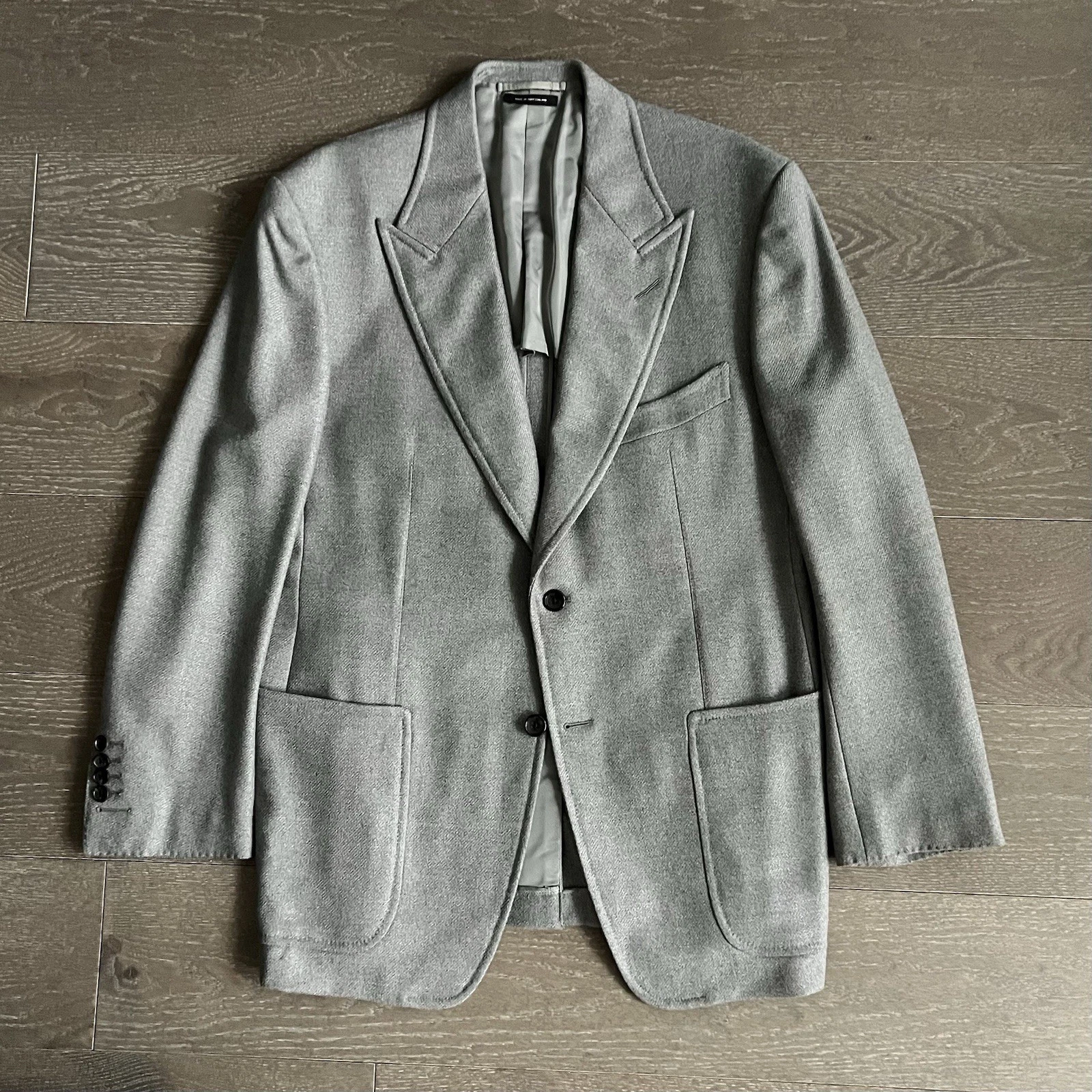 Tom Ford — Tom Ford Wool Sport Coat Blazer Grey Size 54R
