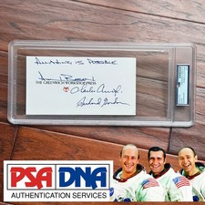 APOLLO 12 * PSA * Crew AUTOGRAPH SIGNED * Alan BEAN GORDON Charles CONRAD