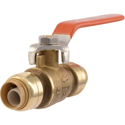 Sharkbite 22222-0000Lf Brass Push Ball Valves 1/2