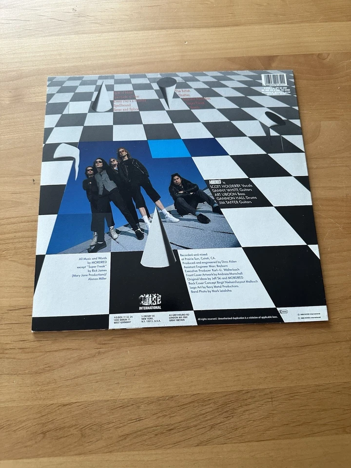 Mordred - Fools Game - LP 1989 - Bild 2 von 3