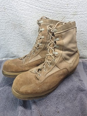 Wellco Combat Boots Mens 14R Brown Vibram Insulated Army Military Tactical  318