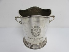 (ref288) Antiker versilberter Louis Roederer Sektkühler Eimer