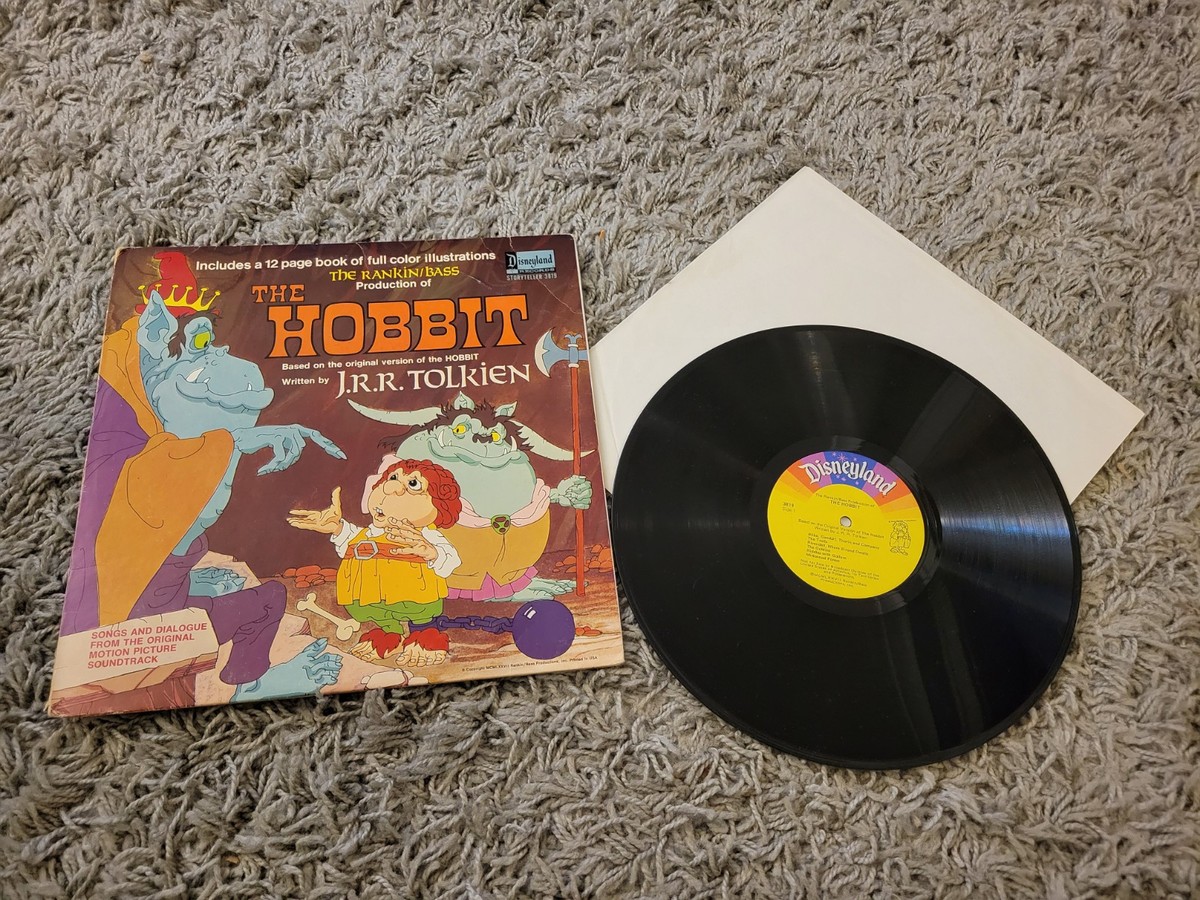 Disneyland The Hobbit Original LP Soundtrack & Book 1977 3819