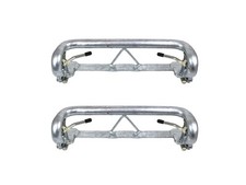 2 x Radanschlagbügel Radanschlag 440 mm Radstopper für Autotransporter
