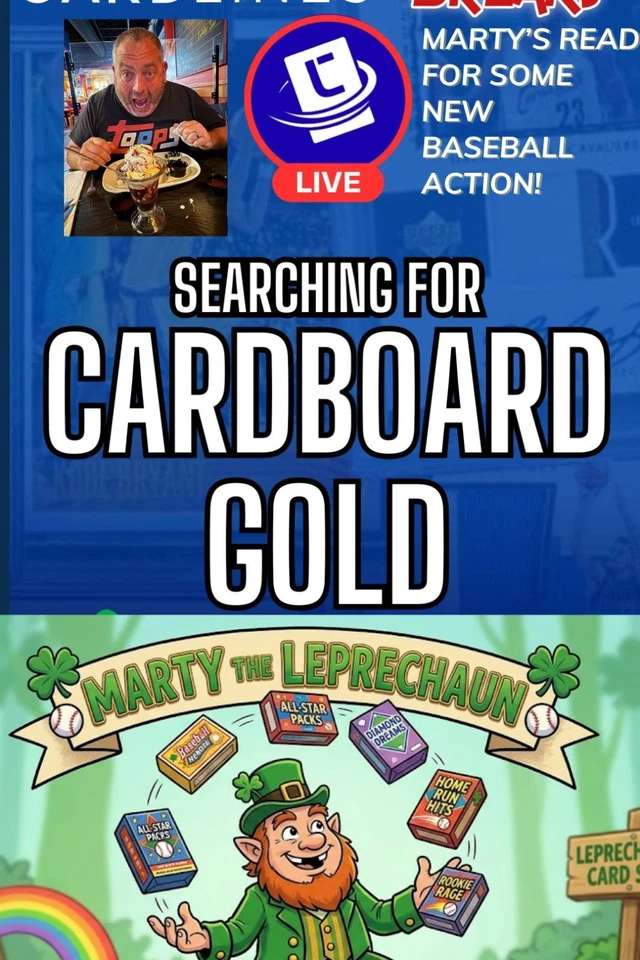 Marty's Ready for Newer Baseball and some Live Auctions!  Breaks 1156-58