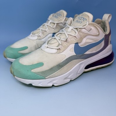 Nike Air Max 270 React Gradient Shift White Trainers AT6174-102 Womens Sz 8.5 M