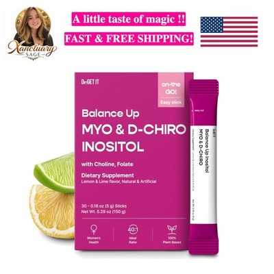 Balance Up Inositol 40:1 Myo & D-Chiro with Folate & Choline   Hormone Balanc...