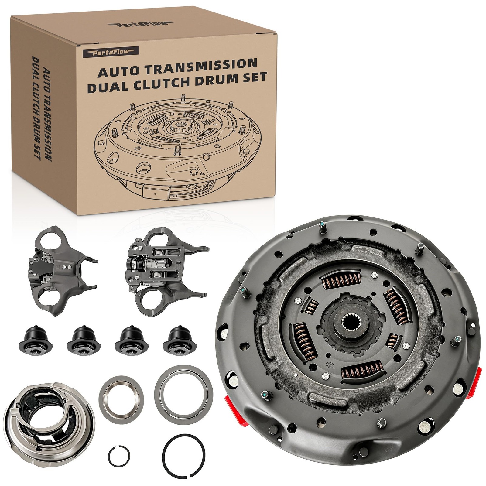DPS6 6DCT250 Dual Clutch Kit For 2011-2019 Ford Fiesta 2012-2018 Focus