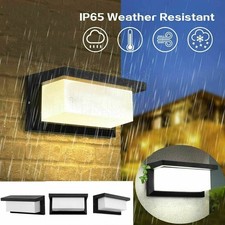 Outside Wall Light Motion Detection LED Security Bulkhead Garden Light-