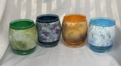 Star Wars Planetary Thinkgeek Glassware Juice Glass Cup Wine Cocktail Bar Set 4