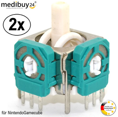 2x Analogstick Thumbstick für Nintendo Gamecube Controller 3D Sensor Steuermodul