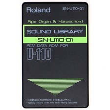 Roland SN-U110-01 Pipe Organ Harpsichord Sound Library Rom Card For U-110
