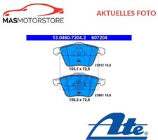 SATZ BREMSBELÄGE BREMSKLÖTZE VORNE ATE 130460-72042 A FÜR FORD FOCUS II 2.5L