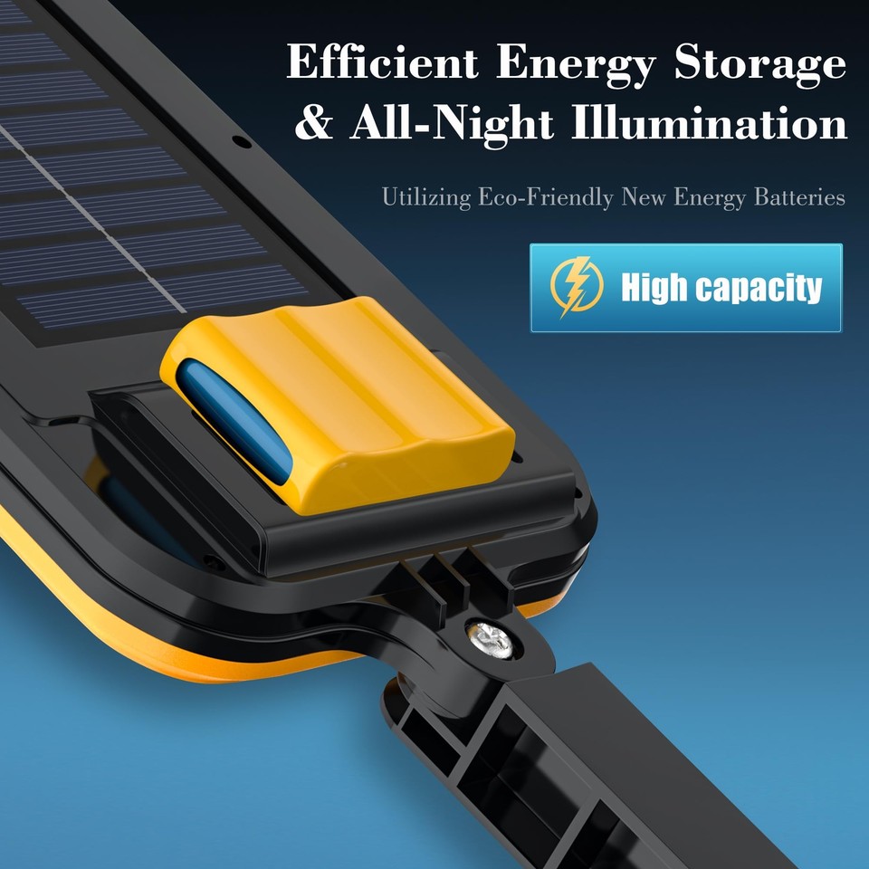 Solar Lights Outdoor Motion Sensor Light, 7000K Solar Street Lights