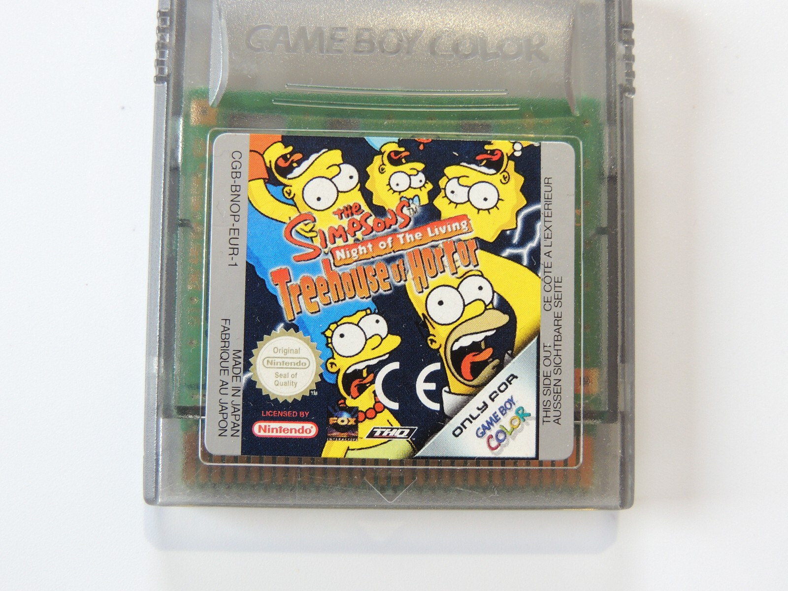 The Simpsons: Night of the Living Treehouse of Horror Nintendo Gameboy ...
